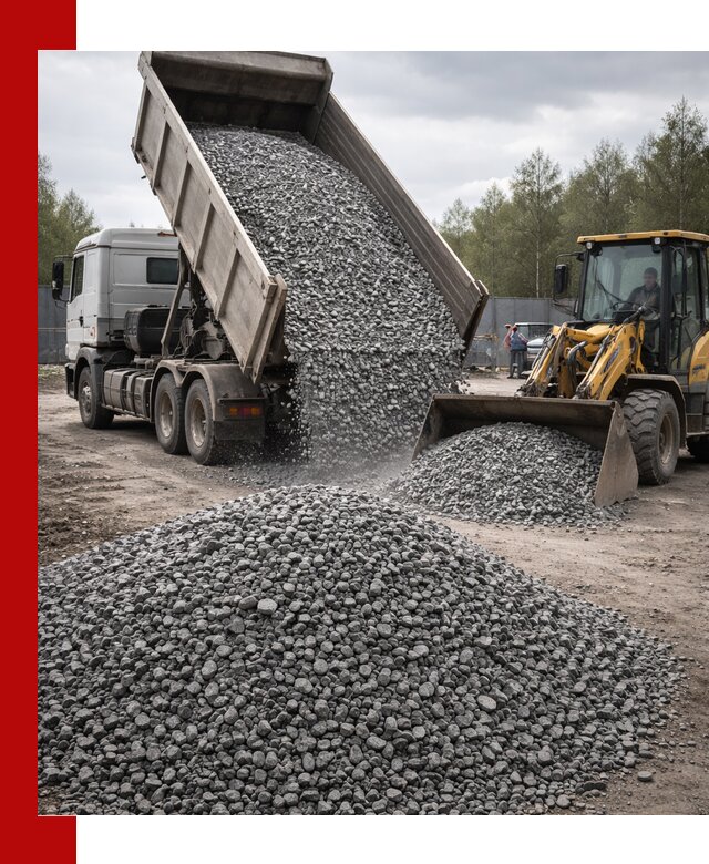 Доставка и продажа щебня гранитного в Тутаеве