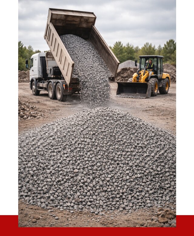 Гранитный щебень фракция 5-10 в Тутаеве от 3355 | ПРОНЕРУДТтв