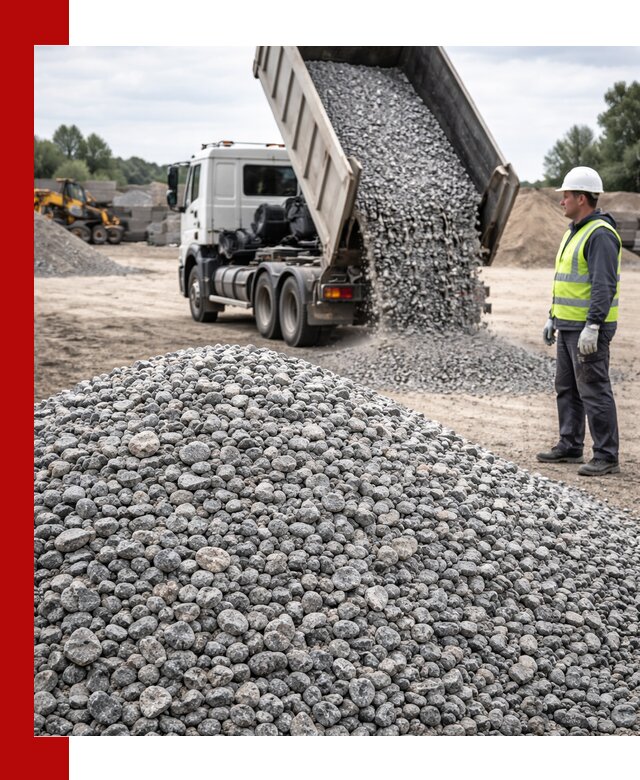 Доставка и продажа гранитного щебня фракции 5-20 в Тутаеве