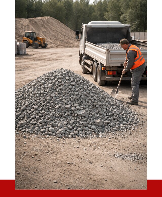 Гравийный щебень фракция 5-10 в Тутаеве от 2306 р. | ПРОНЕРУДТтв