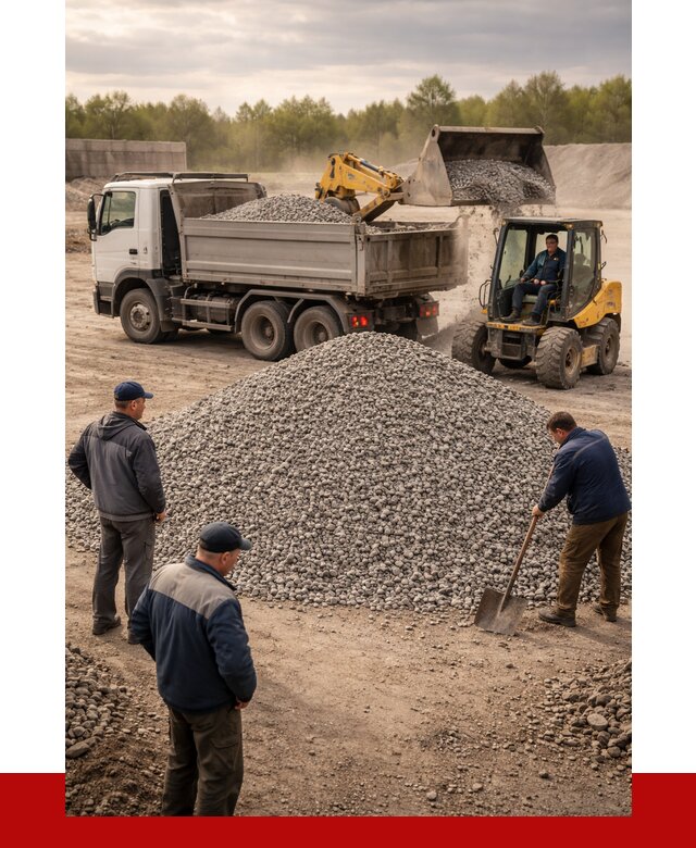 Гравийный щебень фракция 5-20 в Тутаеве от 2516 р. ПРОНЕРУДТтв