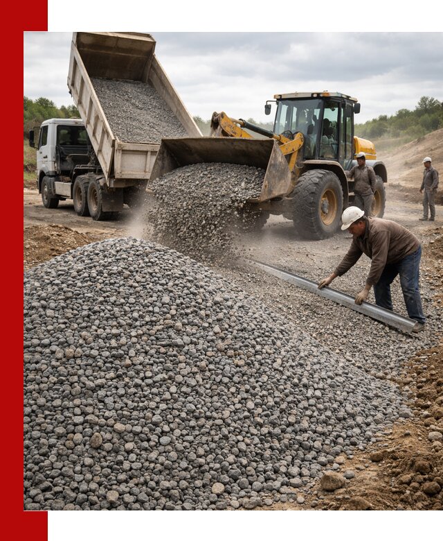 Гравийный щебень фракция 5-20 с доставкой в Тутаеве