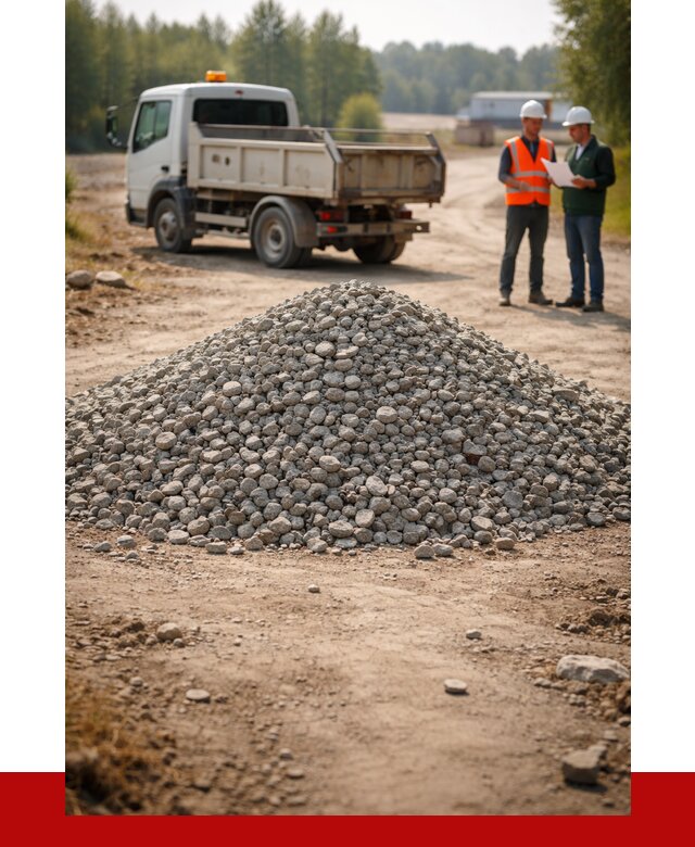 Гравийный щебень фракция 20-40 в Тутаеве от 1258 р. | ПРОНЕРУДТтв
