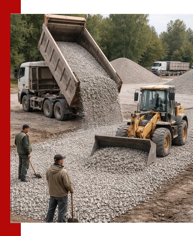 Купить гравийный щебень фракция 20-40 в Тутаеве с доставкой