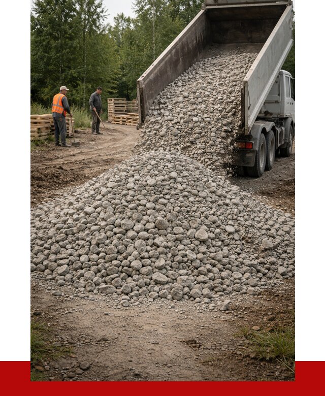 гравийный щебень фракция 70-120 в Тутаеве от 2569 р. ПРОНЕРУДТтв