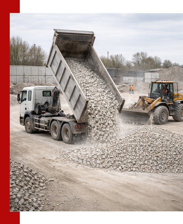 Доставка и продажа известнякового щебня в Тутаеве