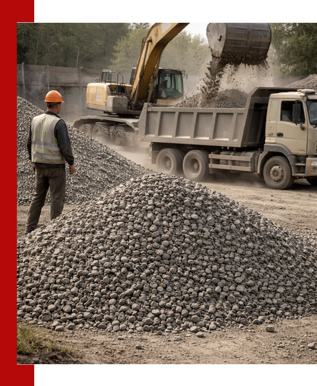 Шлаковый щебень фракция 5-20 с доставкой в Тутаеве