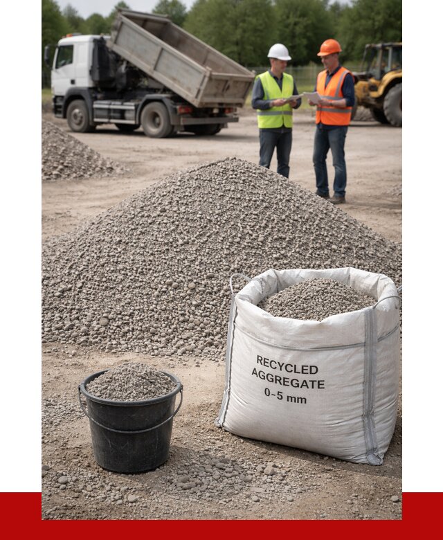 Вторичный щебень фракция 0-5 в Тутаеве от 1677 р. ПРОНЕРУДТтв