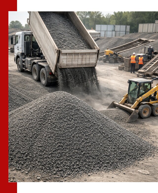Вторичный щебень фракция 0–5 с доставкой в Тутаеве