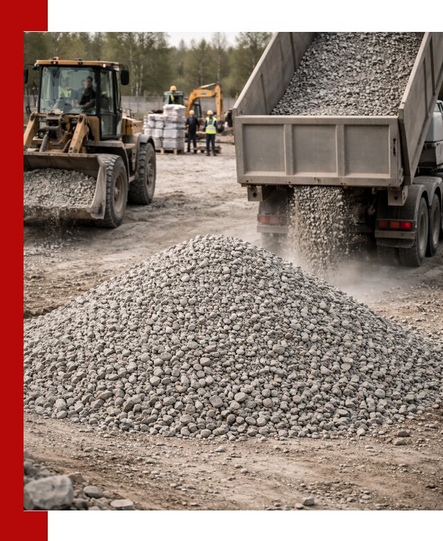 Вторичный щебень фракции 5-20 в Тутаеве — доставка и продажа крупнотоннажно