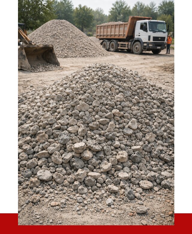 Вторичный щебень фракция 20-40 в Тутаеве от 2306 р ПРОНЕРУДТтв