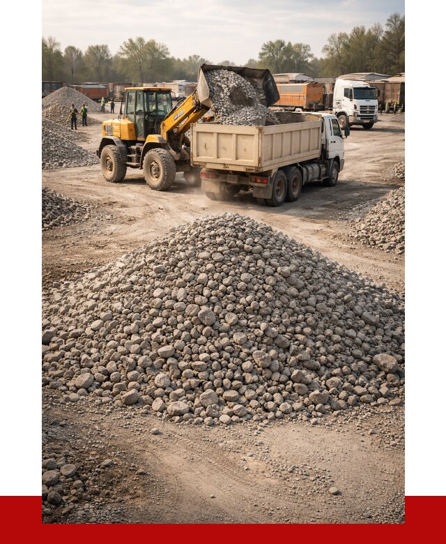 Вторичный щебень фракция 40-70 в Тутаеве от 1824 р, ПРОНЕРУДТтв