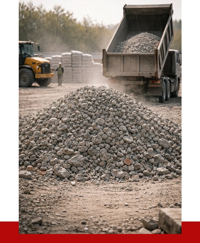 Вторичный щебень фракция 70-150 в Тутаеве от 1468 р. | ПРОНЕРУДТтв