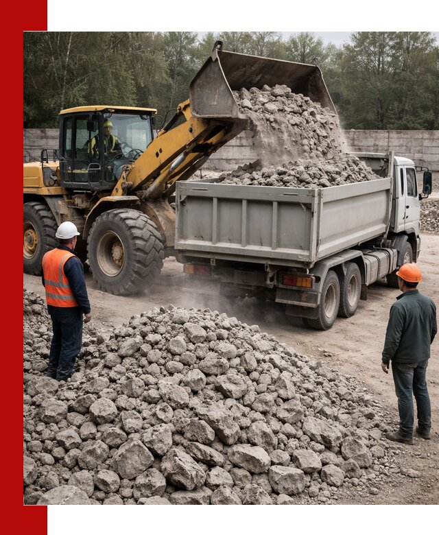 Вторичный щебень фракция 70–150 в Тутаеве с доставкой