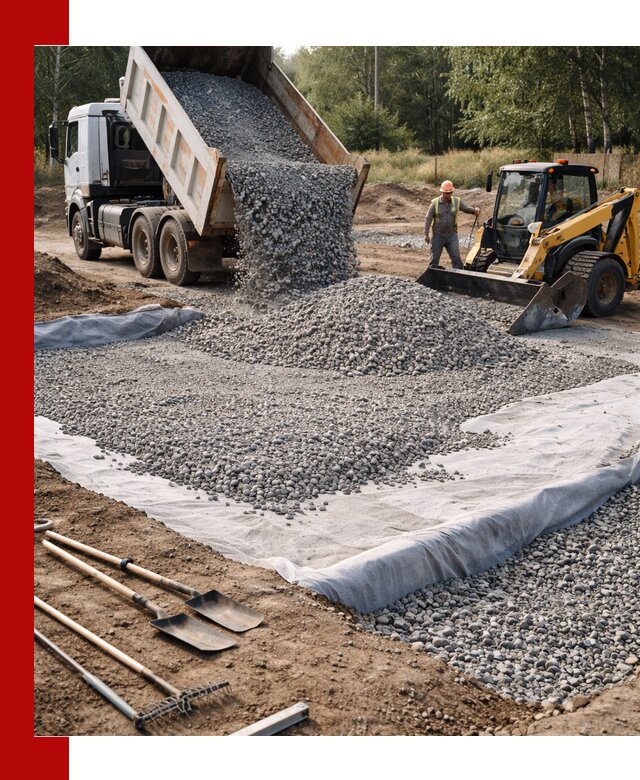 Щебень для фундамента с доставкой в Тутаеве