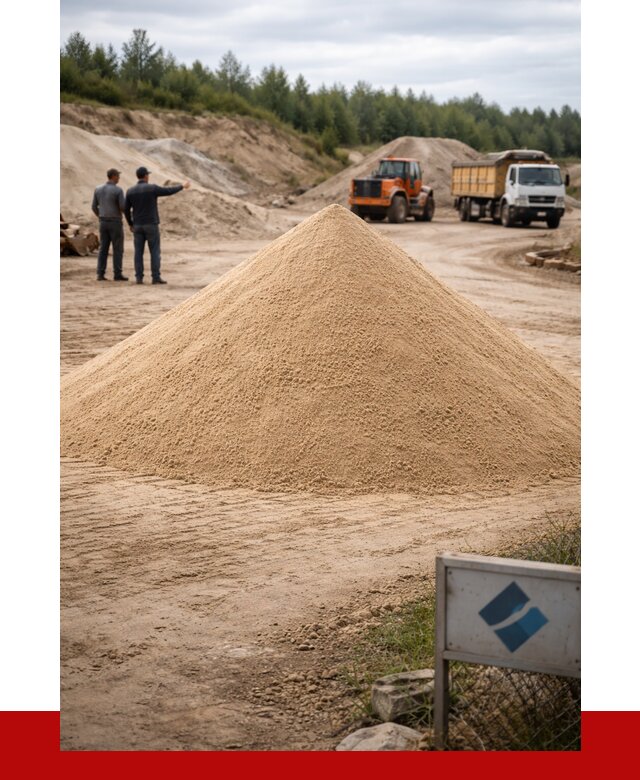Карьерный песок навалом в Тутаеве от 1887 р. | ПРОНЕРУДТтв