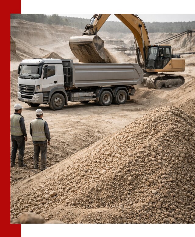 Карьерный крупнозернистый песок с доставкой в Тутаеве