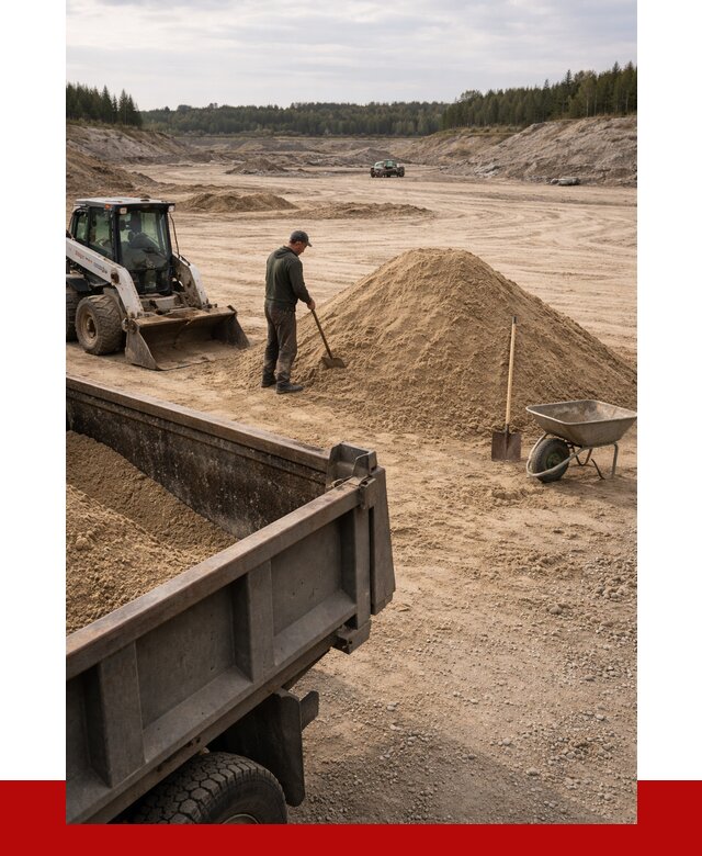 Карьерный песок среднезернистый в Тутаеве, от 2306 р. ПРОНЕРУДТтв