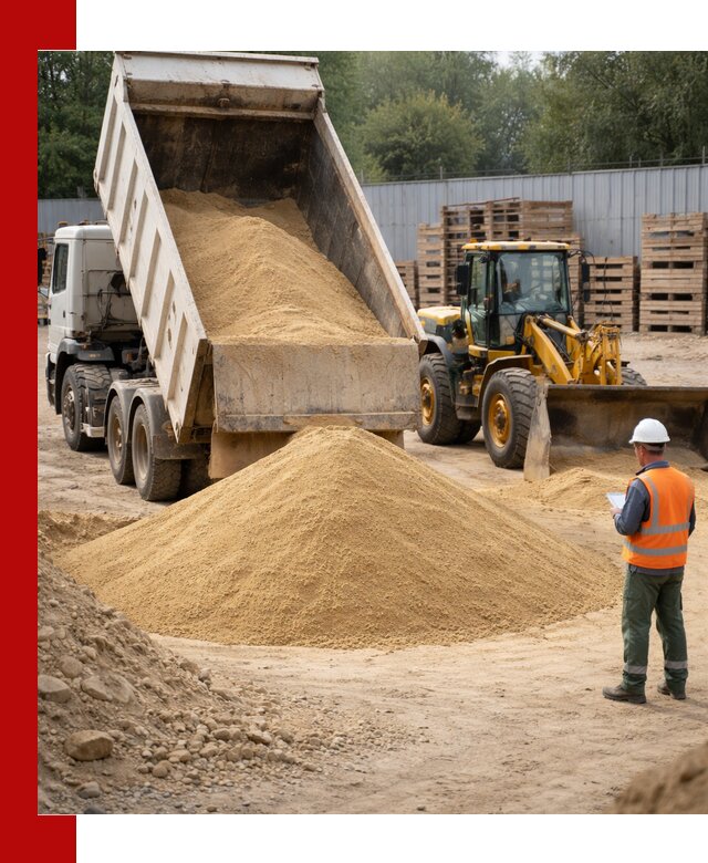 Доставка карьерного мелкозернистого песка в Тутаеве