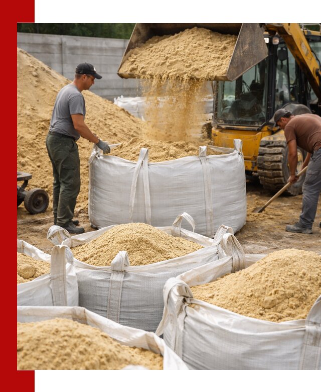 Поставка качественного песка для кладки в Тутаеве