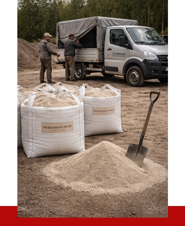 Кварцевый песок для пескоструя в Тутаеве от 4718 р. | ПРОНЕРУДТтв