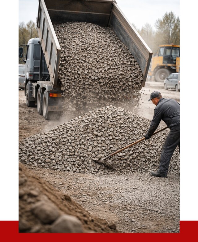 Гравий фракция 20-40 в Тутаеве от 2621 р. доставка | ПРОНЕРУДТтв