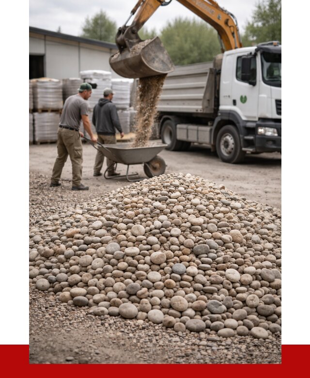 Галька декоративная в Тутаеве от 3355 р. за куб | ПРОНЕРУДТтв