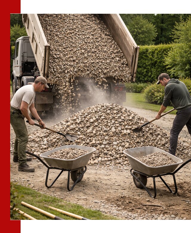 Доставка и продажа декоративной гальки в Тутаеве