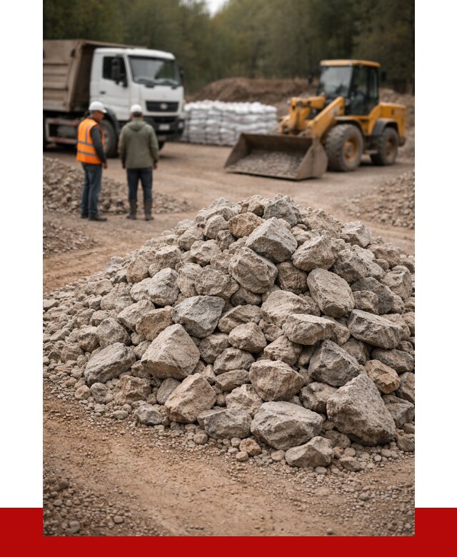 Купить бутовый камень с доставкой в Тутаеве от 2411 р. | ПРОНЕРУДТтв