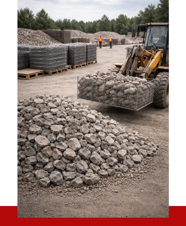 Камень для габионов фракция 70-150 в Тутаеве от 4403 р. | ПРОНЕРУДТтв