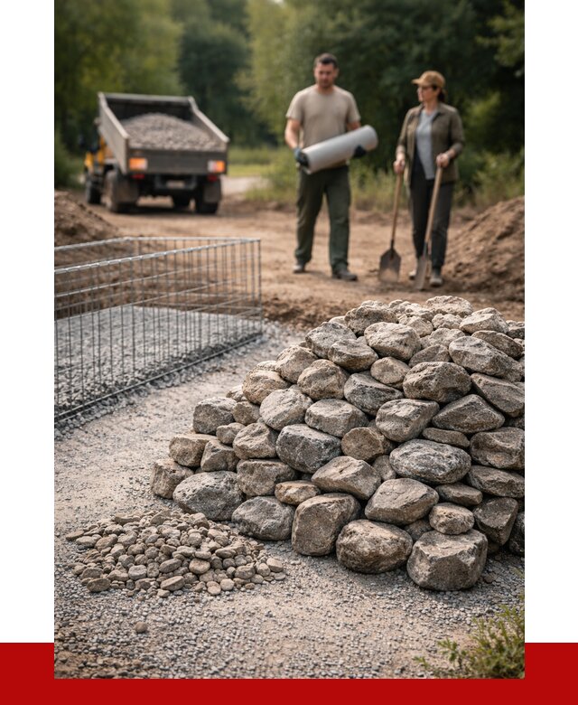 Камень для габионов фракция 100-200 в Тутаеве от 5032 р. | ПРОНЕРУДТтв