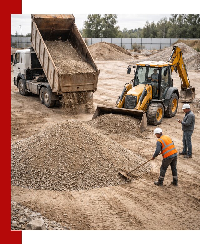 Поставка и доставка ПГС С4 в мешках и самосвалах в Тутаеве