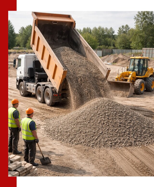 Доставка щебёночно-песчаной смеси ЩПС С7 в Тутаеве