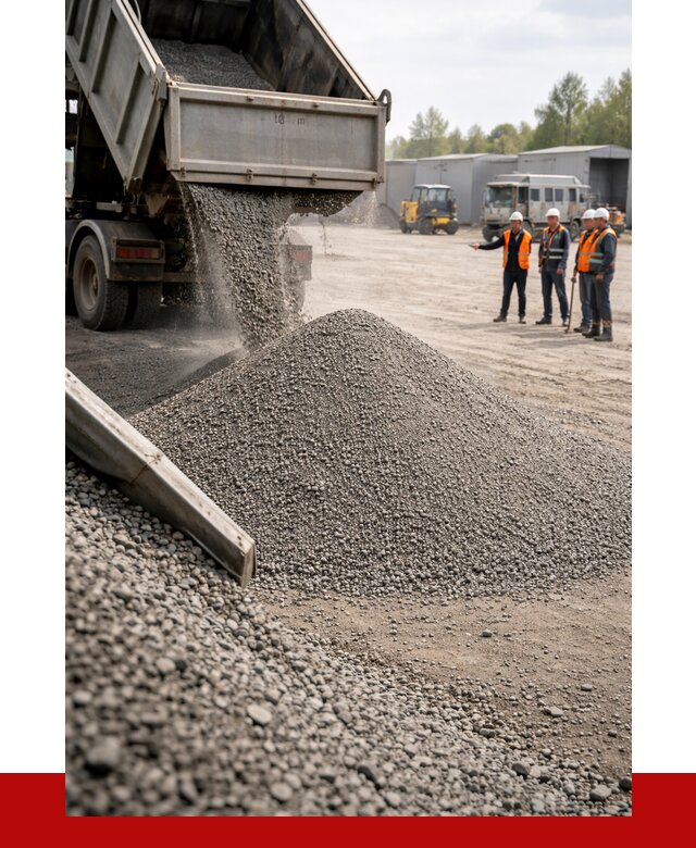 Гравийный отсев 0-5 в Тутаеве от 1258 р. с доставкой | ПРОНЕРУДТтв