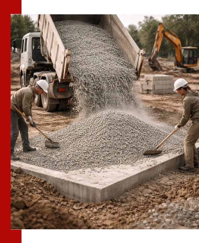 Доставка и продажа отсева для бетона в Тутаеве