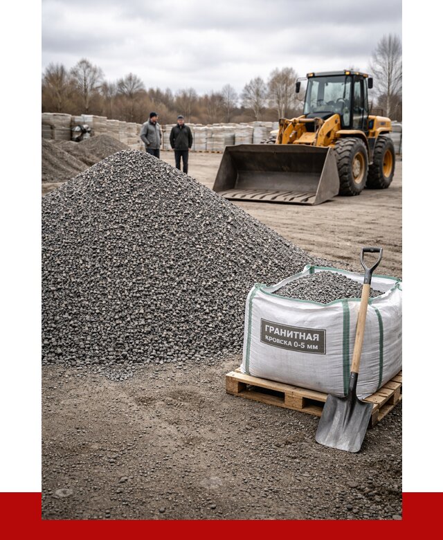 Купить гранитную крошку в Тутаеве от 5032 р. с доставкой | ПРОНЕРУДТтв