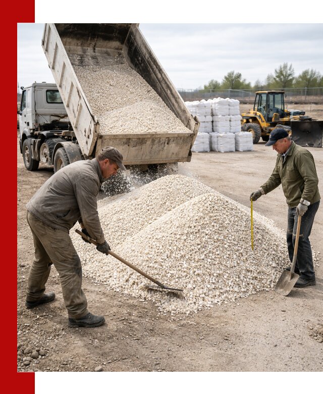 Мраморная крошка с доставкой и разгрузкой в Тутаеве