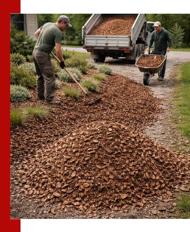Крошка для мульчирования с доставкой в Тутаеве