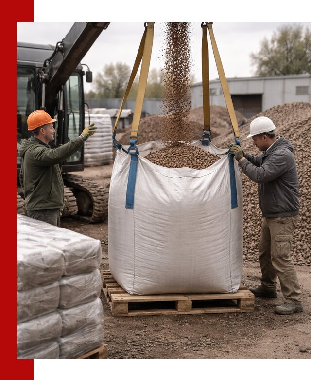 Керамзит в биг-бегах с доставкой в Тутаеве