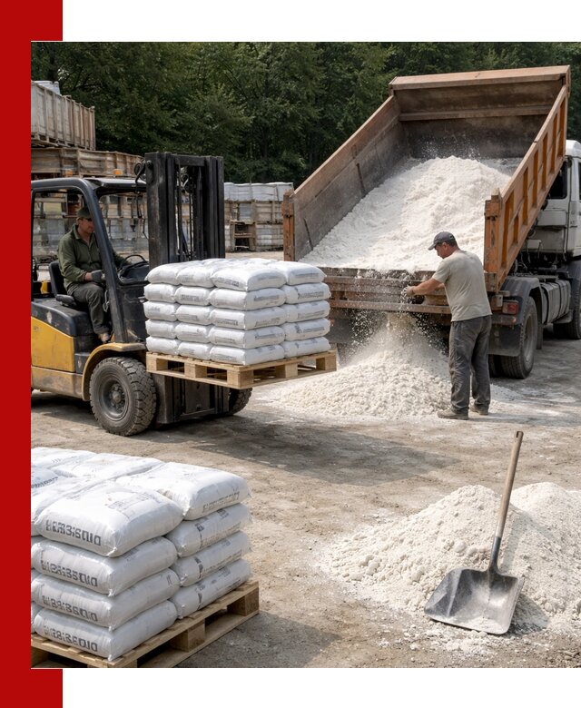 Доставка строительной извести оптом и в розницу в Тутаеве
