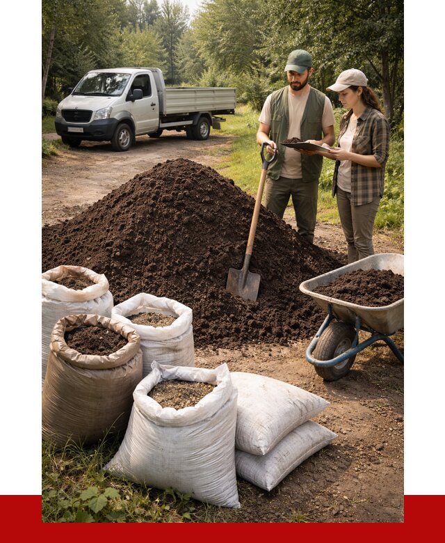 Купить грунт с доставкой в Тутаеве от 4718 р. за м3 | ПРОНЕРУДТтв