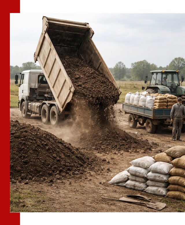 Доставка грунта и удобрений оптом в Тутаеве для сельхоз и строительства