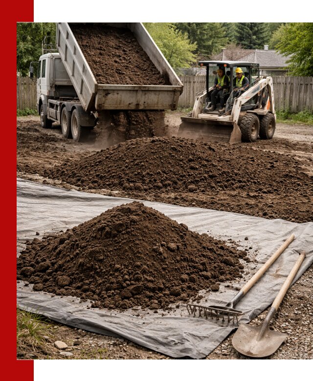 Грунт для отсыпки участка с доставкой в Тутаеве