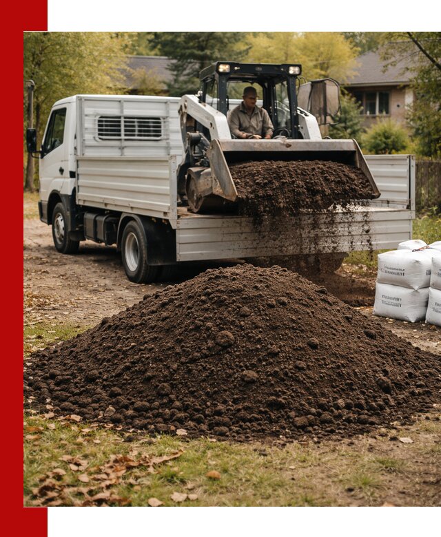 Доставка садовой земли в больших объёмах в Тутаеве