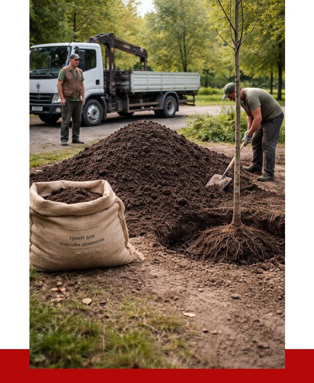 Грунт для посадки деревьев в Тутаеве от 1258 р. | ПРОНЕРУДТтв