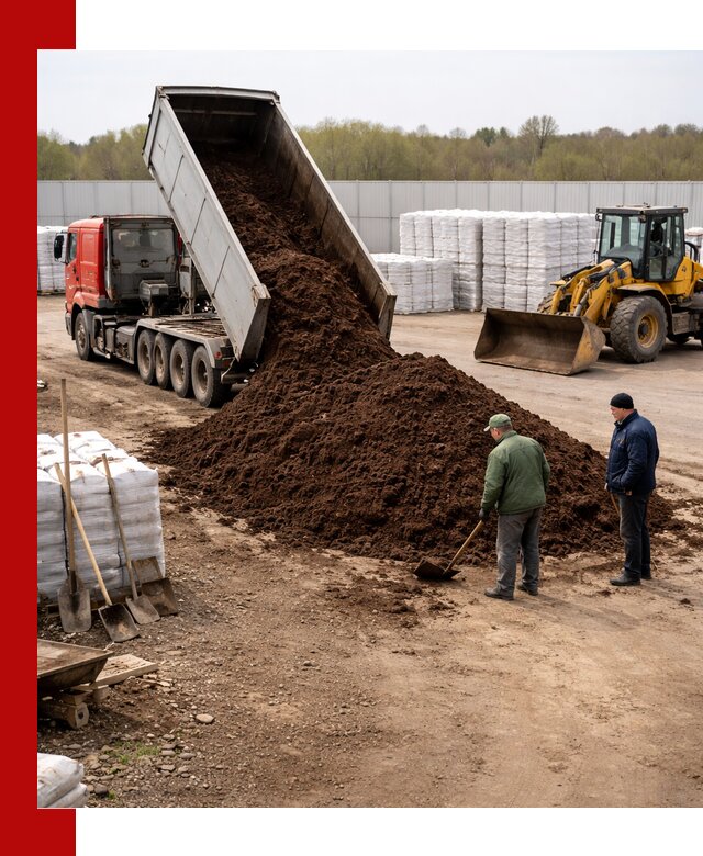 Доставка торфяных смесей оптом и в розницу в Тутаеве