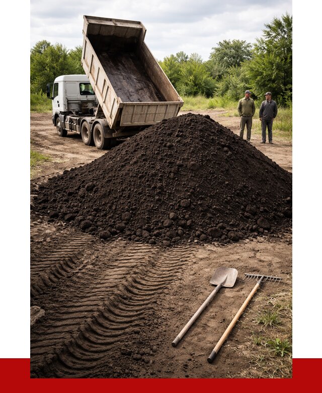 Купить чернозем навалом в Тутаеве от 1258 р. за куб | ПРОНЕРУДТтв