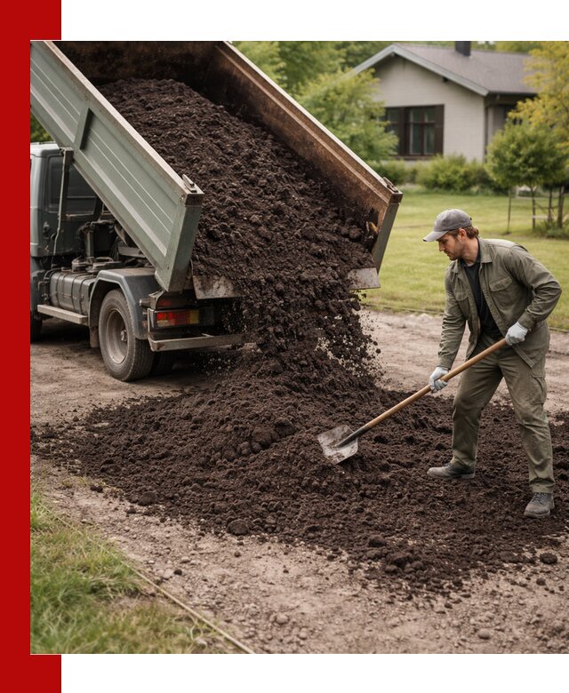 Чернозем для газона с доставкой в Тутаеве быстро и качественно