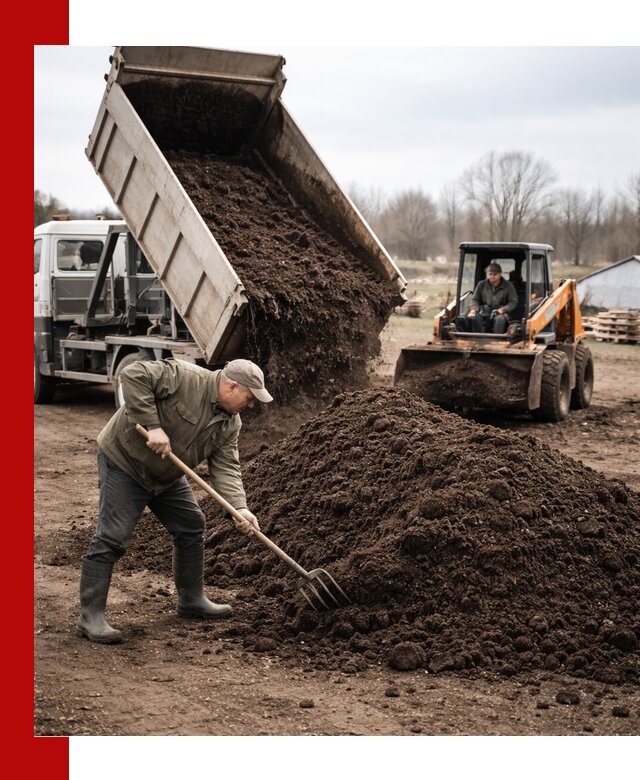 Доставка и продажа перегноя в Тутаеве быстро и дешево