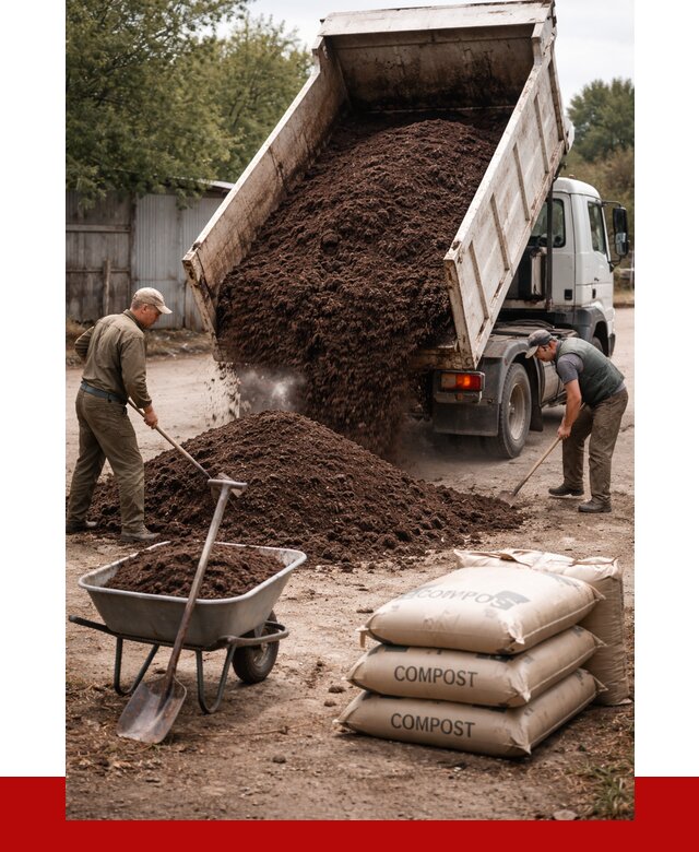 Купить компост в Тутаеве от 4403 р. за куб с доставкой | ПРОНЕРУДТтв